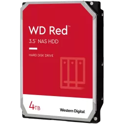 HDD Desktop WD Red (3.5'', 4TB, 256MB, 5400 RPM, SATA 6 Gb/s)