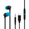 LOGITECH G333 Wired Gaming Earphones - BLACK - 3.5 MM - 2