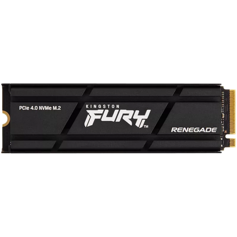 KINGSTON FURY Renegade 2TB SSD with Heatsink, M.2 2280, PCIe 4.0 NVMe, Read/Write 7300/7000MB/s, Random Read/Write: 1000K/1000K 