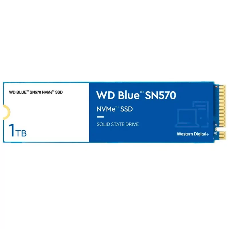 SSD WD Blue (M.2, 1TB, PCIe Gen3) - 1