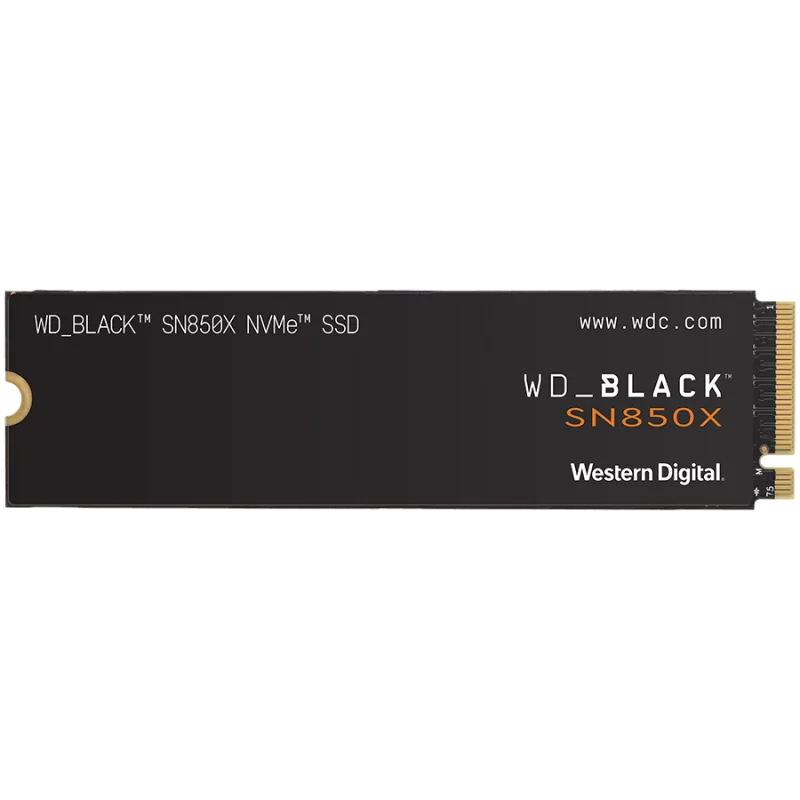 SSD WD Black SN850X 1TB M.2 2280 PCIe Gen4 x4 NVMe, Read/Write: 7300/6300 MBps, IOPS 800K/1100K, TBW: 600 - 1