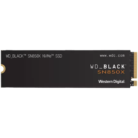 SSD WD Black SN850X 1TB M.2 2280 PCIe Gen4 x4 NVMe, Read/Write: 7300/6300 MBps, IOPS 800K/1100K, TBW: 600 - 1