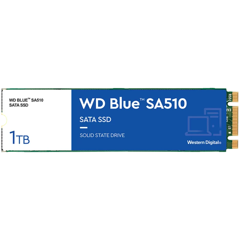 SSD WD Blue (M.2, 1TB, SATA 6Gb/s) - 1