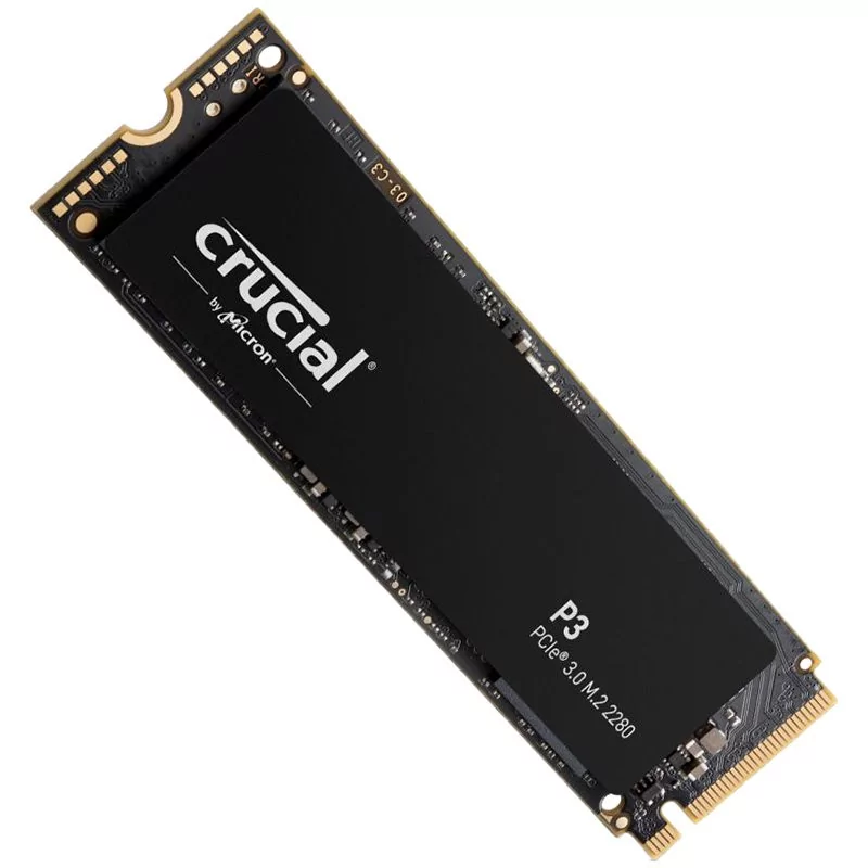 Crucial SSD P3 500GB M.2 2280 PCIE Gen3.0 3D NAND, R/W: 3500/1900 MB/s, Storage Executive + Acronis SW included - 1 Crucial SSD P3 500GB M.2 2280 PCIE Gen3.0 3D NAND, R/W: 3500/1900 MB/s, Storage Executive + Acronis SW included - 1