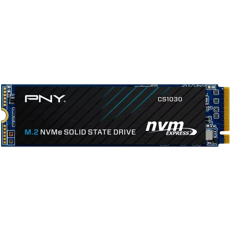 PNY CS1030 500GB SSD, M.2 NVMe, PCIe Gen3 x4, Read/Write: 2000 / 1100 MB/s - 1