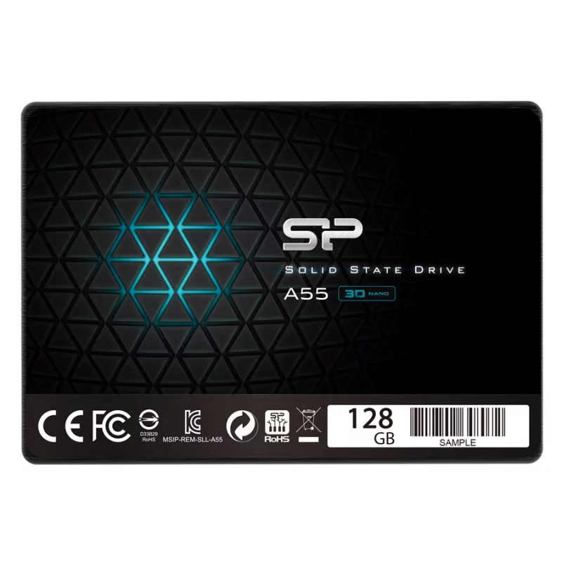 SILICON POWER Ace A55 128GB SSD, 2.5'' 7mm, SATA 6Gb/s, Read/Write: 560 / 530 MB/s - 1