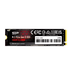 SILICON POWER UD80 2TB SSD, M.2 2280, PCIe Gen 3x4, Read/Write: 3400 / 3000 MB/s