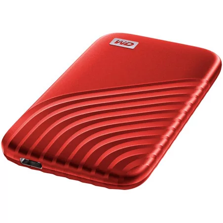 WD 2TB My Passport SSD - Portable SSD, up to 1050MB/s Read and 1000MB/s Write Speeds, USB 3.2 Gen 2 - Red - 4