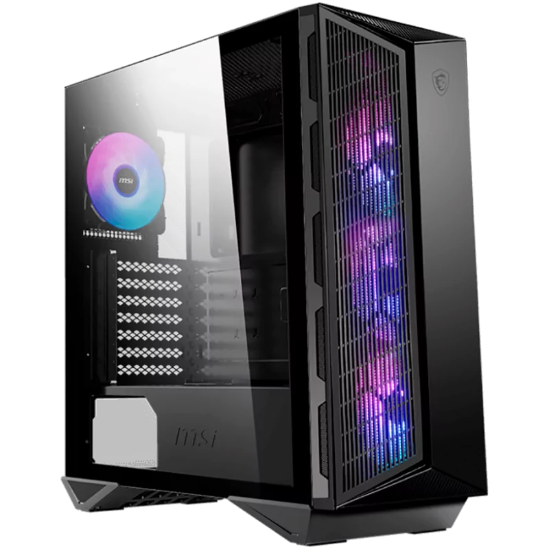 MSI MPG GUNGNIR 111R, Mid-Tower, ATX/Micro-ATX/Mini-ITX, 2x USB 3.2 Gen 1 Type-A, 1x USB 3.2 Gen 2x2 Type-C, 1x Audio/1x Mic, 4x