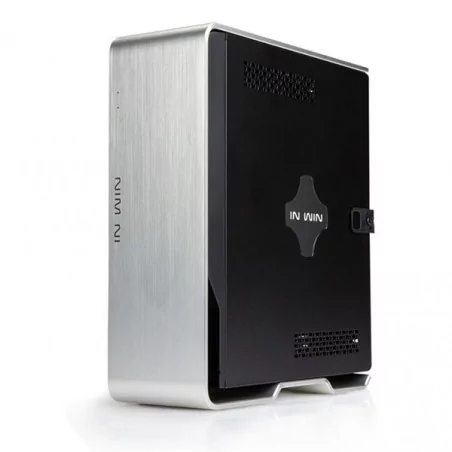 Chassis In Win BQ696 BQ696 MINI ITX CHASSIS WITH ALUMINUM FRAME/ IP-AD150A7-2/ EU POWER CORD/ BLACK/SILVER COLOR/ RETAIL - 3