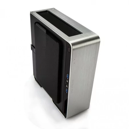 Chassis In Win BQ696 BQ696 MINI ITX CHASSIS WITH ALUMINUM FRAME/ IP-AD150A7-2/ EU POWER CORD/ BLACK/SILVER COLOR/ RETAIL - 4