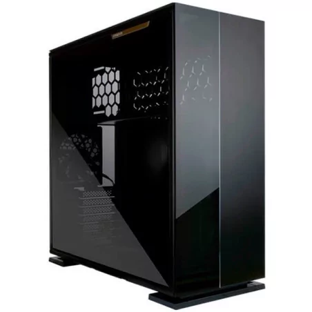 Chassis In Win 315 Mid Tower, Tempered Glass, Aluminum Frame, Quick-Release Side Panel, InWin Luna AL120 ARGB PWM fan, GPU Anti-