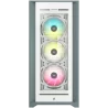 CORSAIR iCUE 5000X RGB Tempered Glass Mid-Tower ATX PC Smart Case — White - 2