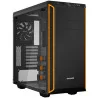 be quiet! PURE BASE 600 Window Orange, ATX/M-ATX/Mini-ITX, 1x Pure Wings 2 140mm, 1x Pure Wings 2 120mm, 3-step fan controller, 