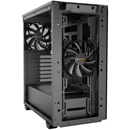 be quiet! PURE BASE 500 Window Black, ATX/M-ATX/Mini-ITX, 2x Pure Wings 2 140mm, 2x USB 3.2 Gen. 1, Mic + Audio, Interchangeable