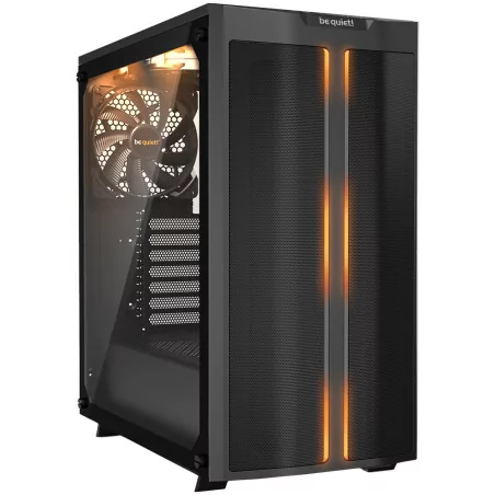 be quiet! PURE BASE 500DX Black, ATX/M-ATX/Mini-ITX, 3x Pure Wings 2 140mm, ARGB Lighting, 1x USB 3.2 Gen. 1, 1x USB 3.2 Gen. 2 