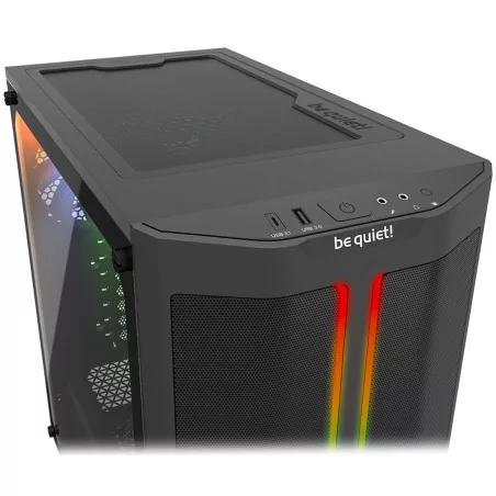 be quiet! PURE BASE 500DX Black, ATX/M-ATX/Mini-ITX, 3x Pure Wings 2 140mm, ARGB Lighting, 1x USB 3.2 Gen. 1, 1x USB 3.2 Gen. 2 