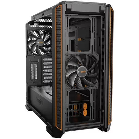 be quiet! SILENT BASE 601 Window Orange, E-ATX/ATX/M-ATX/Mini-ITX, 2x Pure Wings 2 140mm, 3-step fan controller, 1x USB 2.0, 2x 