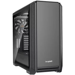 be quiet! SILENT BASE 601 Window Black, E-ATX/ATX/M-ATX/Mini-ITX, 2x Pure Wings 2 140mm, 3-step fan controller, 1x USB 2.0, 2x U