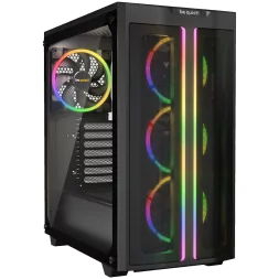 be quiet! PURE BASE 500FX Black, ATX/M-ATX/Mini-ITX, 1x Light Wings PWM 140mm, 3x Light Wings PWM 120mm, ARGB Lighting, 1x USB 3