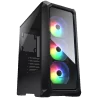 COUGAR Archon 2 RGB (Black), Front and Left Panel: Tempered Glass, Mid Tower, Mini ITX / Micro ATX / ATX, USB 3.0 x 2, USB 2.0 x