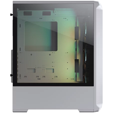 COUGAR Archon 2 RGB (White), Mid Tower, 3x 120 ARGB Fans, RGB Button, 3mm Tempered Glass, Mini ITX / Micro ATX / ATX, USB 3.0 x 