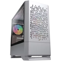 COUGAR MG140 Air RGB - White, Mini Tower, Mini ITX / Micro ATX, USB 3.0 x 2, USB 2.0 x 1, Mic x 1 / Audio x 1, RGB Button, 3x 12