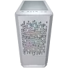 COUGAR MG140 Air RGB - White, Mini Tower, Mini ITX / Micro ATX, USB 3.0 x 2, USB 2.0 x 1, Mic x 1 / Audio x 1, RGB Button, 3x 12