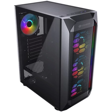 Chassis COUGAR MX410 Mesh-G RGB, Mid Tower, MiniITX/MicroATX/ATX, 210 x 455 x 380 (mm), USB 3.0 x 2, USB 2.0 x 2, Mic x 1 / Audi