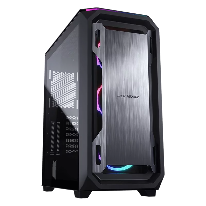 COUGAR MX670 RGB, Mid Tower, Mini ITX / Micro ATX / ATX / CEB / E-ATX, 220 x 492 x 465(mm), Type C 3.1 x 1, USB 3.0 x 2, Mic x 1