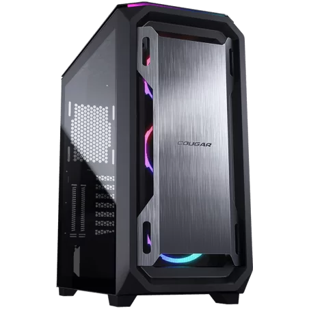 COUGAR MX670 RGB, Mid Tower, Mini ITX / Micro ATX / ATX / CEB / E-ATX, 220 x 492 x 465(mm), Type C 3.1 x 1, USB 3.0 x 2, Mic x 1