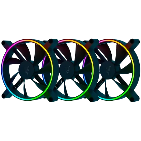 Razer Kunai Chroma RGB 140MM - 3 Fans pack, 18 addressable LEDs​, Hydraulic, 4-pin PWM, Cooling​: 500-1600 RPM​, Airflow​: 34.48