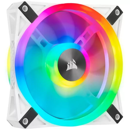 CORSAIR QL Series, WHITE QL120 RGB, 120mm RGB LED Fan, Single Pack - 1