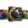be quiet! LIGHT WINGS 120mm PWM high-speed Triple-Pack, 4-pin, Fan speed: 2500RPM, ARGB (ARGB Hub included), 31 db(A), 3 years w