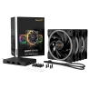 be quiet! LIGHT WINGS 120mm PWM high-speed Triple-Pack, 4-pin, Fan speed: 2500RPM, ARGB (ARGB Hub included), 31 db(A), 3 years w