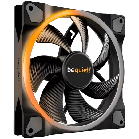 be quiet! LIGHT WINGS 140mm PWM, 4-pin, Fan speed: 1500RPM, ARGB, 23.3 db(A), 3 years warranty - 1