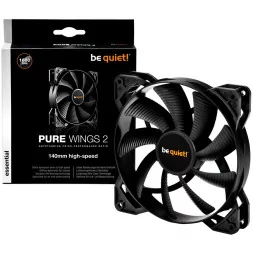 be quiet! Pure Wings 2 140mm High-Speed 3-pin, Fan speed: 1.600RPM, 36.3 dB(A), 3 years warranty