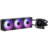 MSI MPG CORELIQUID K360 V2 Liquid Cooler, 3X 120mm ARGB 2500rpm PWM Fans, 2.4" Customizable LCD display, VRM Fan, Intel LGA 115x
