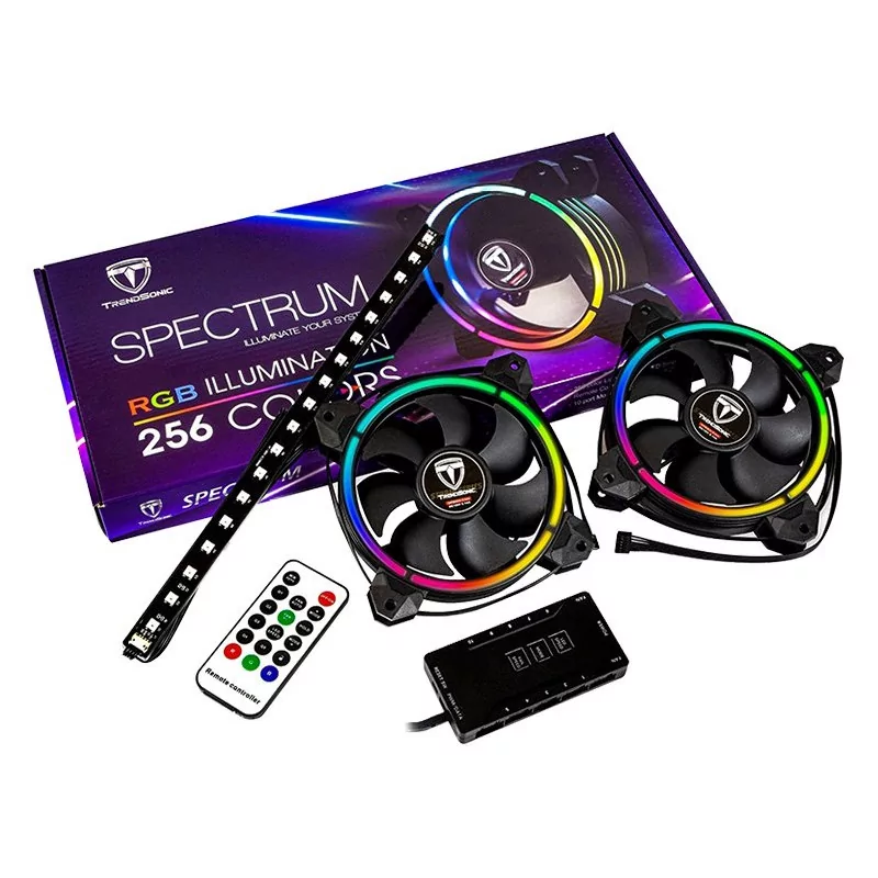Cooling System Spectrum ARGB 256C ( 120x120x25) RGB, DC 5.0-13.8V, 280mA, 5V,1200rpm, 23.2dB - 1 Cooling System Spectrum ARGB 256C ( 120x120x25) RGB, DC 5.0-13.8V, 280mA, 5V,1200rpm, 23.2dB - 1