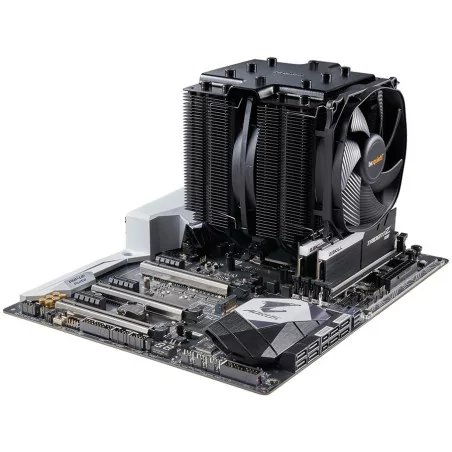 be quiet! DARK ROCK PRO 4, 1x Silent Wings 3 120mm PWM / 1x Silent Wings 135mm PWM, TDP: 250W, Intel: 1700/ 1200/ 2066/ 1150/ 11