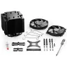 be quiet! DARK ROCK PRO 4, 1x Silent Wings 3 120mm PWM / 1x Silent Wings 135mm PWM, TDP: 250W, Intel: 1700/ 1200/ 2066/ 1150/ 11