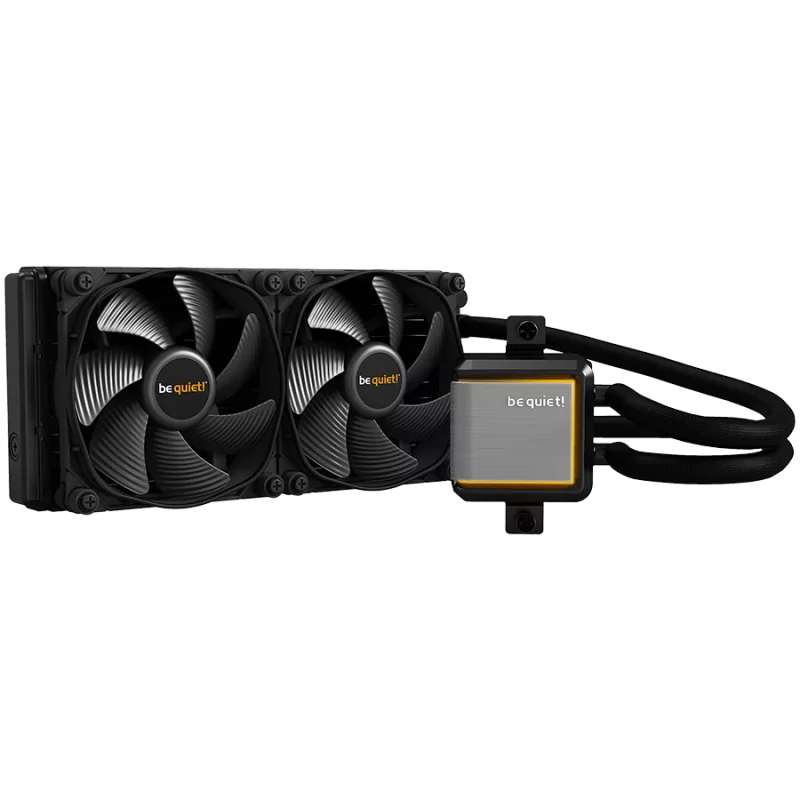 be quiet! SILENT LOOP 2 240mm, 2x Silent Wings 3 120mm PWM high-speed, ARGB LEDs, Intel: 1700/ 1200/ 2066/ 1150/ 1151/ 1155/ 201