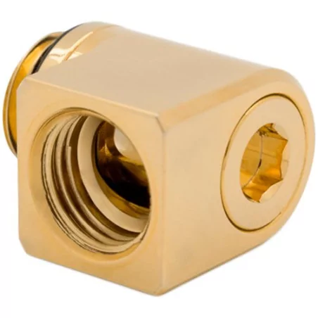 EK-Quantum Torque Micro Rotary 90° - Gold, adapter fitting - 2