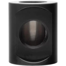 EK-Quantum Torque Splitter 3F T cylinder-shaped adapter fitting - Black