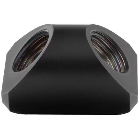 EK-Quantum Torque Static FF 90° adapter fitting - Black - 1
