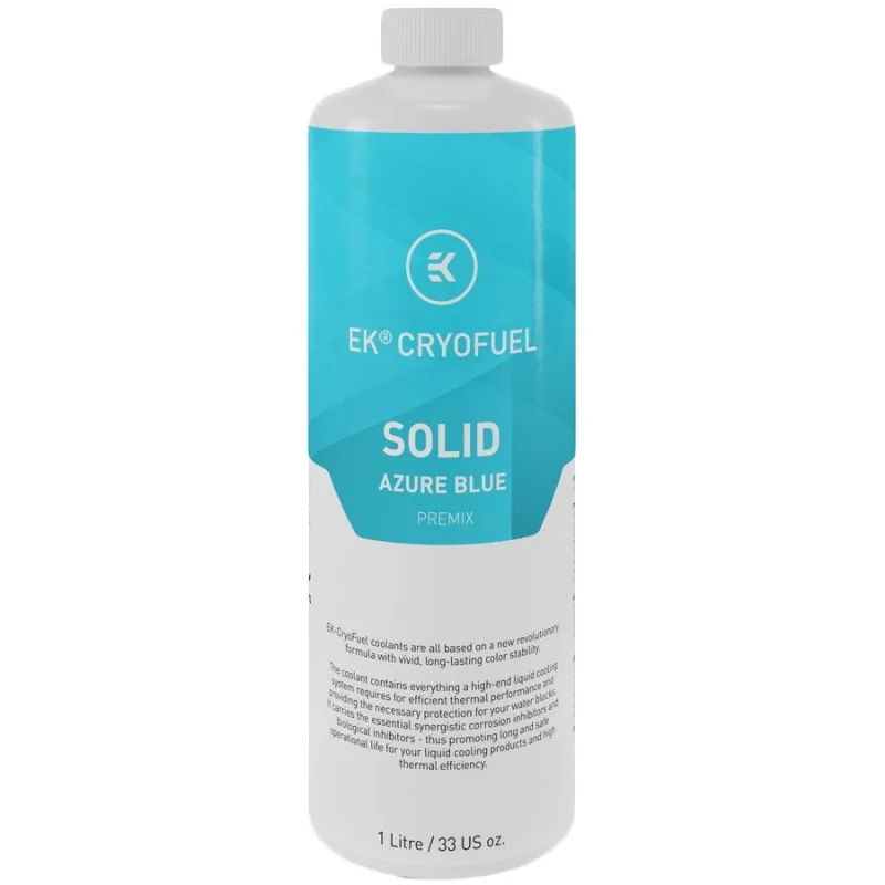 EK-CryoFuel Solid Azure Blue (Premix 1000mL) - 1 EK-CryoFuel Solid Azure Blue (Premix 1000mL) - 1