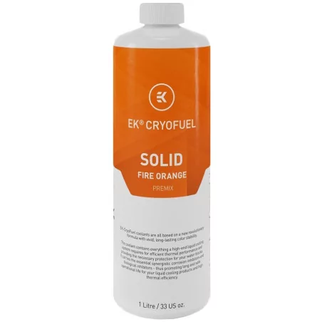 EK-CryoFuel Solid Fire Orange (Premix 1000mL), coolant mixture - 1