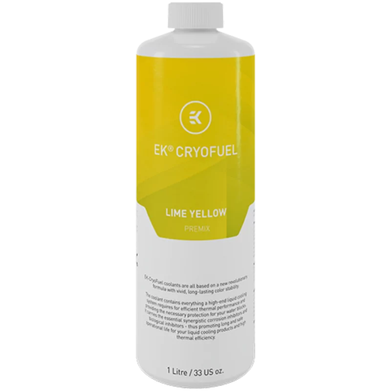 EK-CryoFuel Lime Yellow (Premix 1000mL), coolant mixture - 1