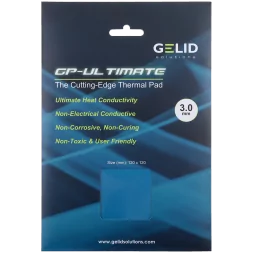 GELID GP-ULTIMATE 120×120 THERMAL PAD, Single Pack (1pc included): 3 mm, Density (g/cm3): 3.2, Size (mm): 120 x 120, Thermal Con