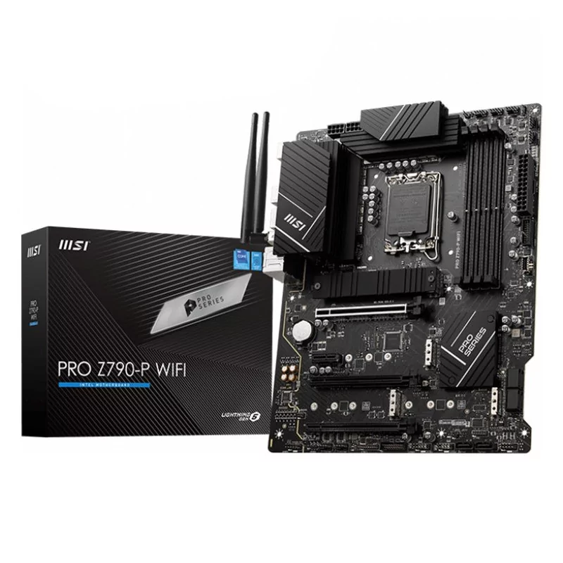 MSI PRO Z790-P WIFI, Socket 1700, Dual Channel DDR5 7000+MHz, 3x PCIe x16 slot, 4x M.2 slot, 1x HDMI, 4x USB 3.2 Gen 1, 4x USB 2
